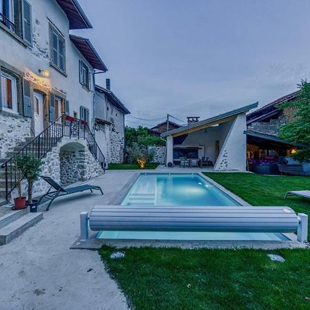 La Cabane Du 375, Piscine Clim,Jacuzzi Et Insolite Saint-Jean-de-Moirans Kültér fotó